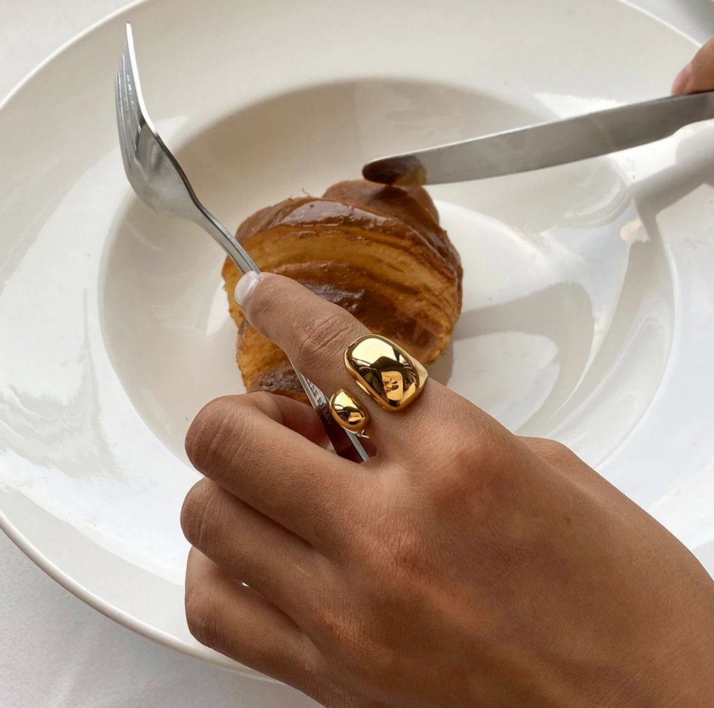 Minimalistisk ring i 316L rustfrit stål