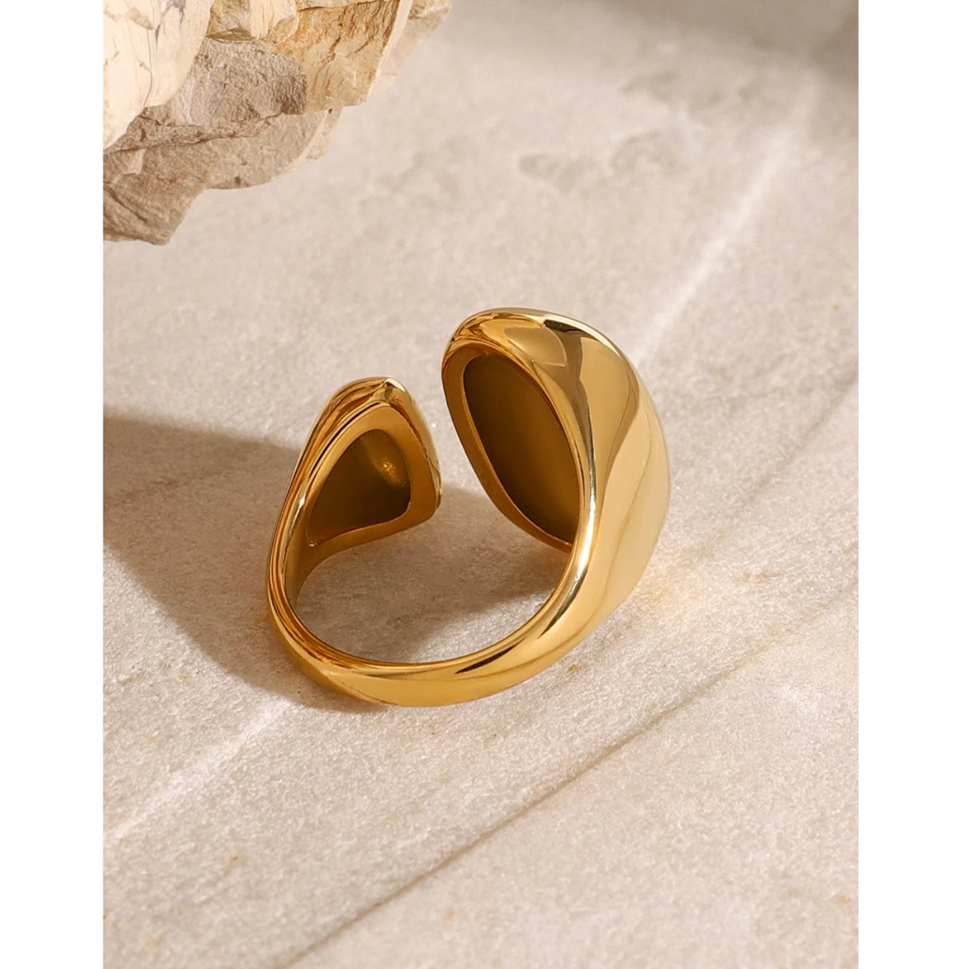 Minimalistisk ring i 316L rustfrit stål
